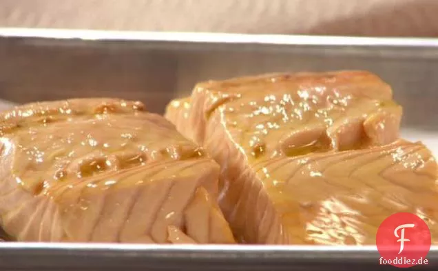 Olivenöl Pochierter Lachs