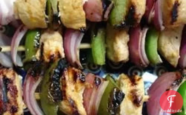 Hühnerkabobs