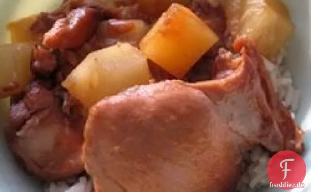 Slow Cooker Honig-Knoblauch-Huhn