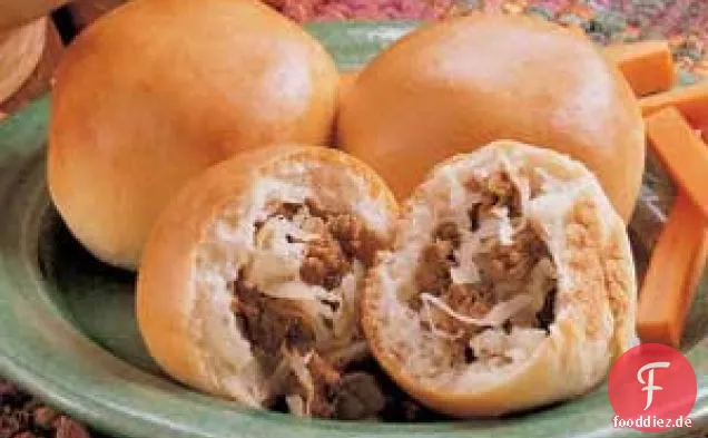 Sauerkraut-Rinderbrötchen