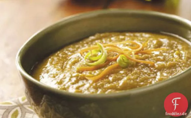 Vegetarische Erbsensuppe