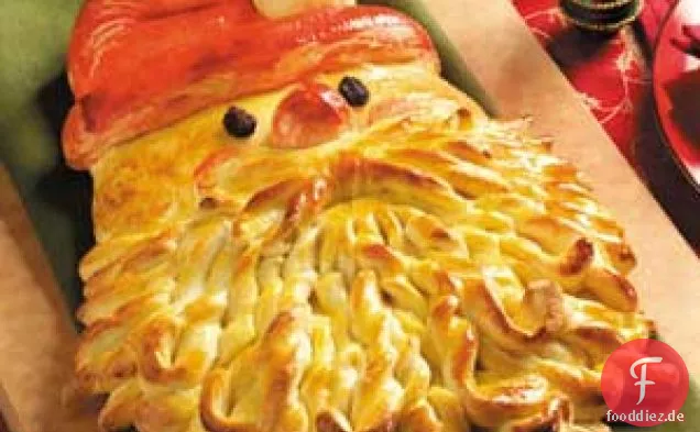 Goldenes Weihnachtsmannbrot