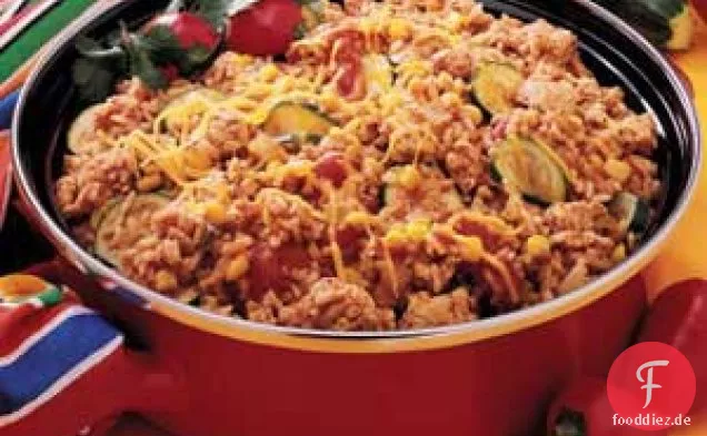 Fiesta Bratpfanne Abendessen