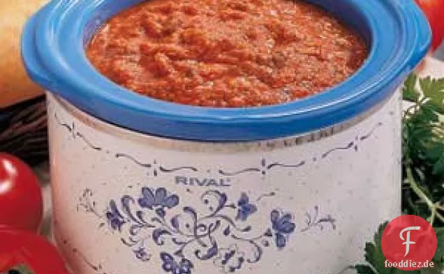 Käsiges Pizzafondue