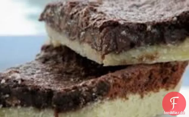 Klebrige Brownies mit Butterkruste