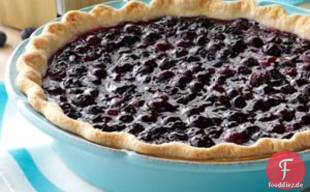 Frischer Blaubeerkuchen