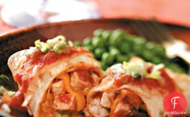 Gebackene Chicken Chimichangas