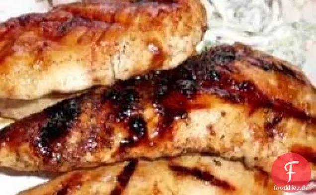 Hähnchen mit Apfelhonigglasur