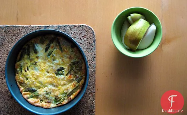 Lauch Und Spargel Frittata