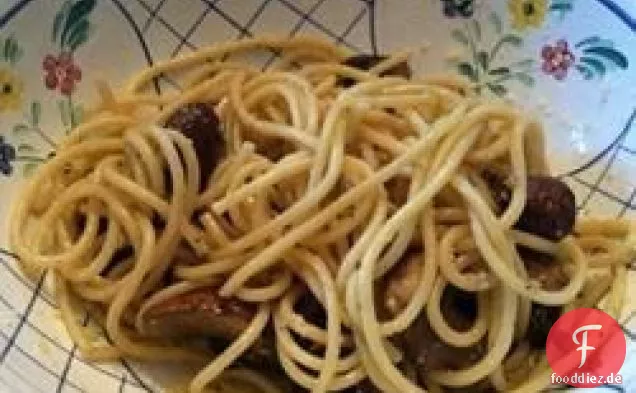 Linguine mit Portobello-Pilzen