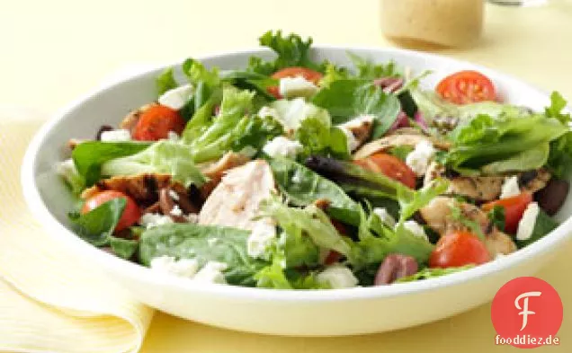 Mediterranes gegrilltes Hähnchen & Gemüse