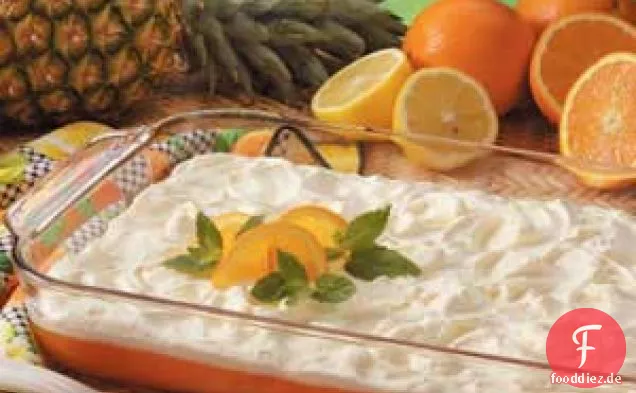 Scharfer Orangengelatinesalat