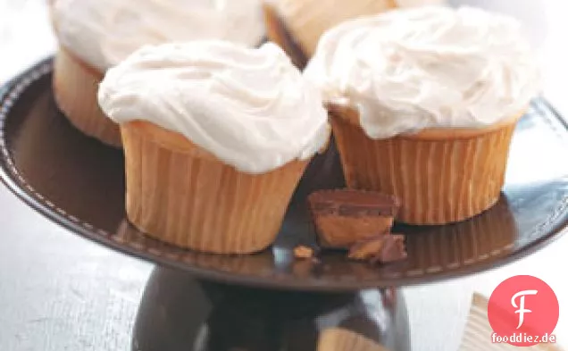 Cupcakes mit Erdnussbutter-Zuckerguss
