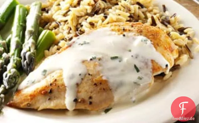 Hühnchen mit Estragonsauce