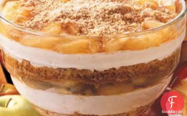 Erdnussbutter-Apfel-Dessert