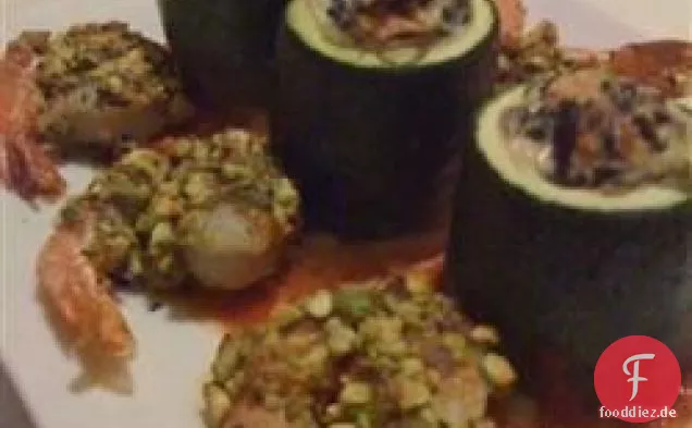 Ricotta gefüllter Kürbis
