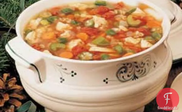 Tomaten-Truthahn-Suppe