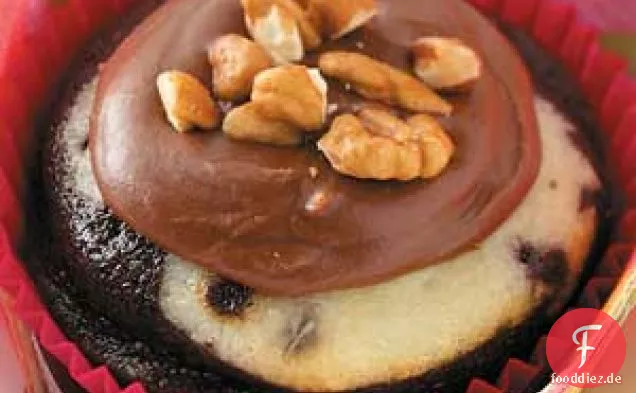 Schokoladen-Frischkäse-Cupcakes