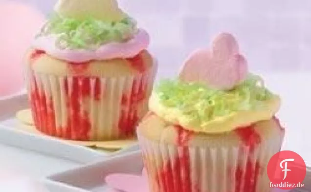 Frühling Poke Cupcakes