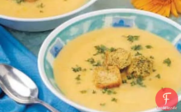 Cheddar-Kartoffelsuppe