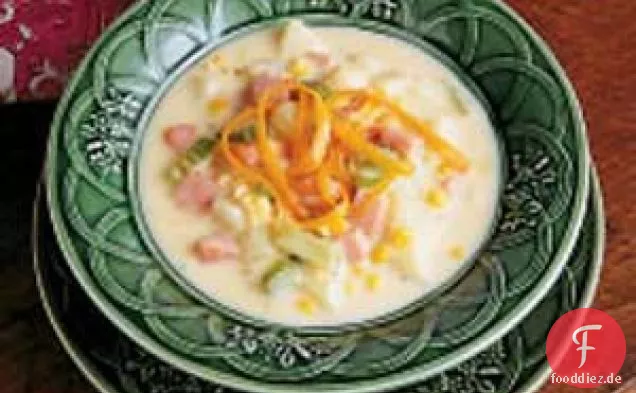 Cheddar-Schinken-Suppe