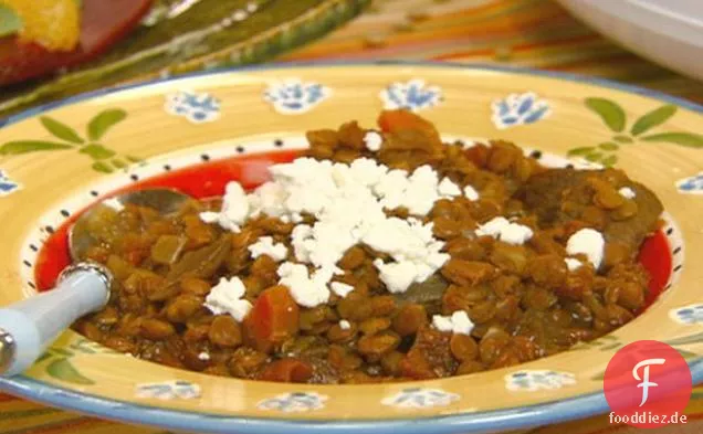 Herzhafter Lamm-Linsen-Eintopf