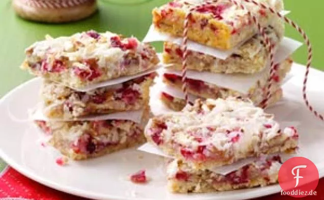 Zähe Cranberry-Pekannuss-Riegel