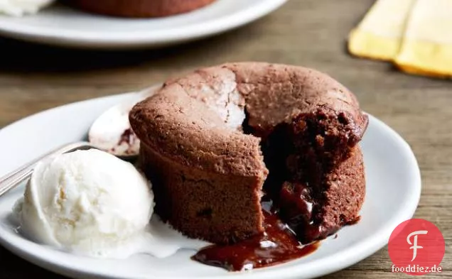 Schokoladen-Lava-Kuchen