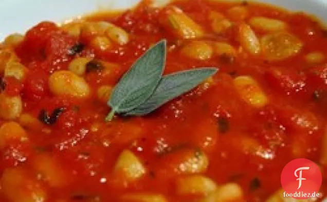 Bohnen-Tomaten-Eintopf mit Salbei