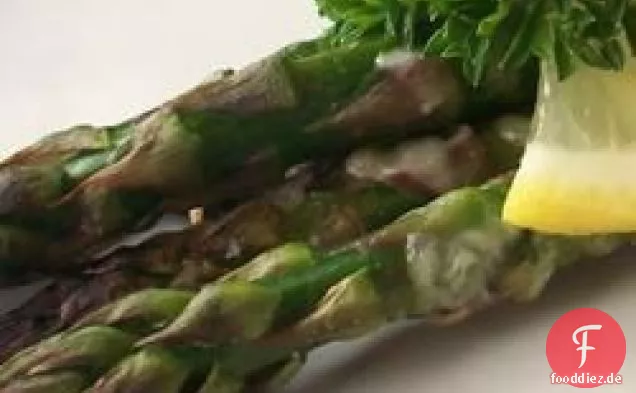 Spargel mit Parmesankruste