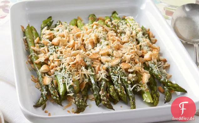 Gebackene Parmesan-Spargel
