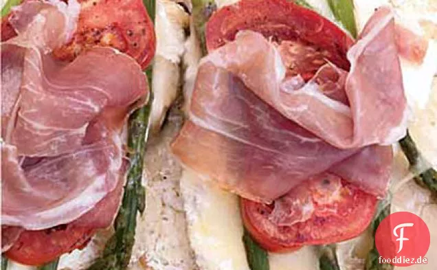 Spargel-Käse-Tartines