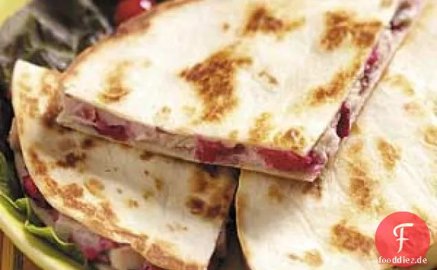 Würzige Truthahn-Quesadillas