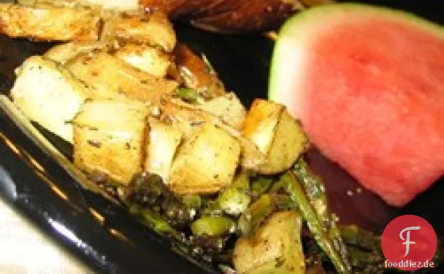 Gerösteter Spargel mit Herbes de Provence