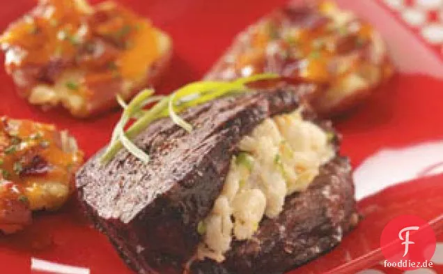 Mit Krabben gefülltes Filet Mignon