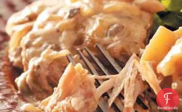 Abendessen mit Schweinekotelett