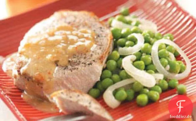 Einfache italienische Schweinekoteletts