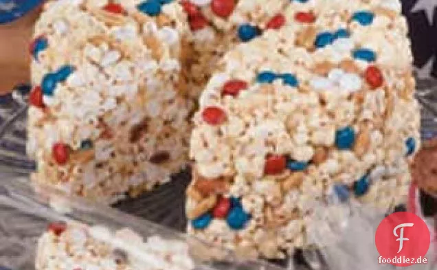 Patriotischer Popcorn-Kuchen