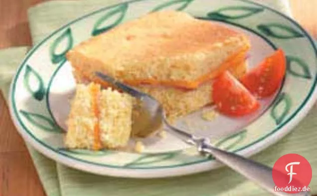 Schinken 'n' Cheddar Maisbrot