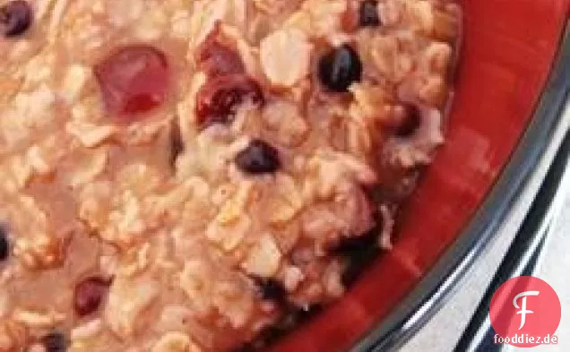 Cranberry-Orange gewürzte Haferflocken