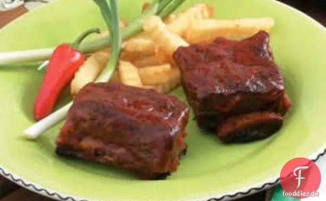 Gegrillte Rindfleisch-Shortribs