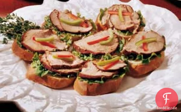 Cajun-Schweinefleisch-Sandwiches