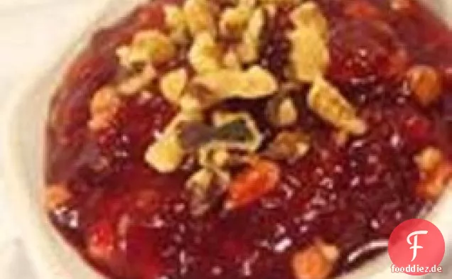 Strachan frischer Cranberry-Orangen-Relish