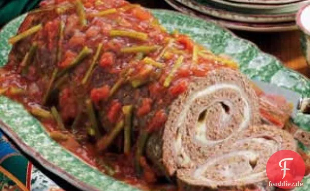Festliches Hackbraten-Windrad