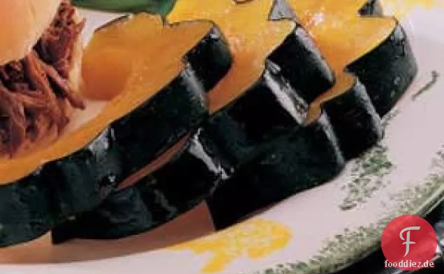 Eichelkürbis Scheiben