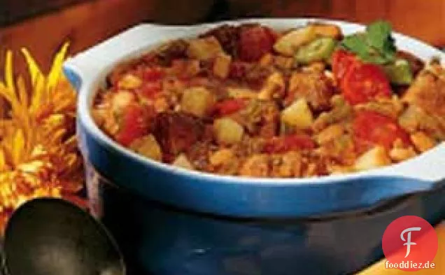 Grüner Chili-Schweinefleischeintopf