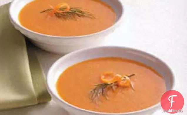 Rote Paprika-Karotten-Suppe