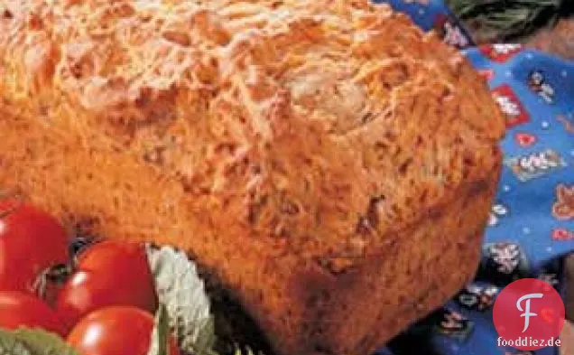 Kräuter-Tomaten-Käse-Brot