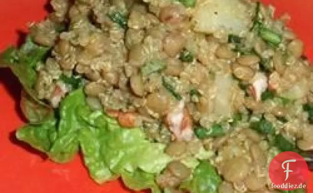 Fruchtiger Curry-Linsensalat