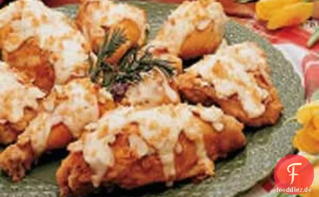 Gebackenes Mandelhuhn